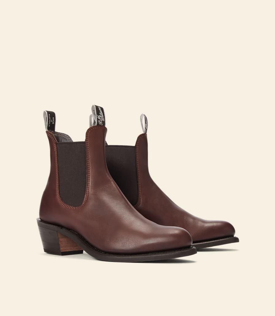 stivale rosebery – pelle di cocco anilina