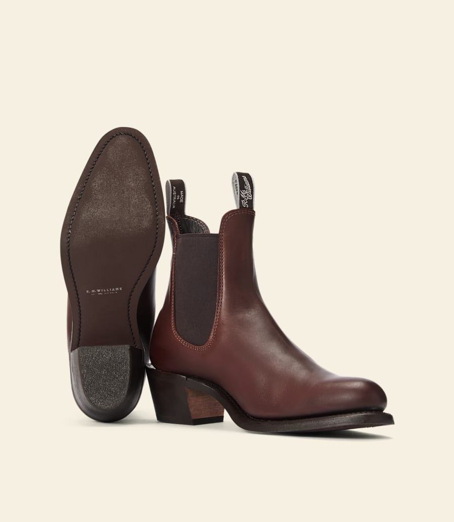 stivale rosebery – pelle di cocco anilina