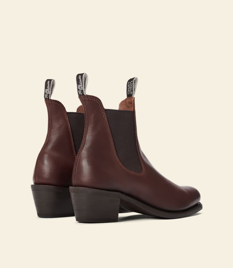 stivale rosebery – pelle di cocco anilina
