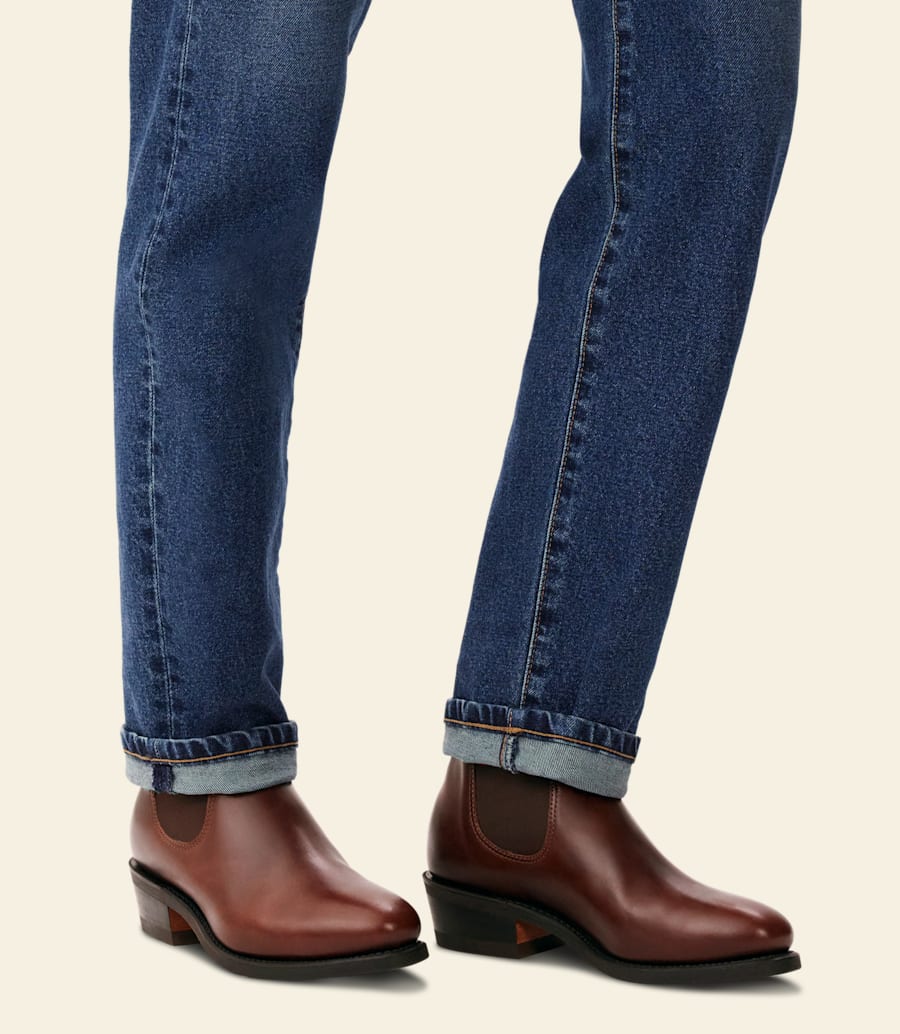 stivale lady yearling – pelle pull-up marrone medio