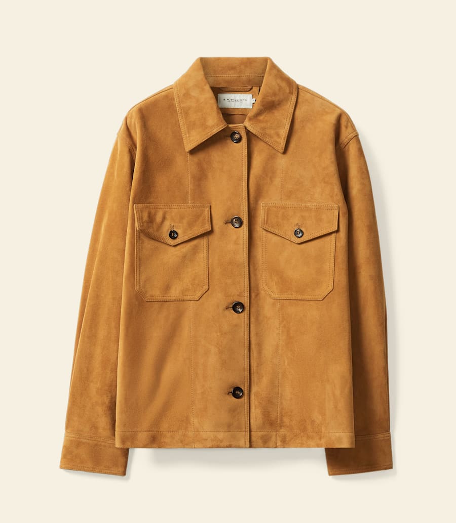 camicia in pelle scamosciata explorer