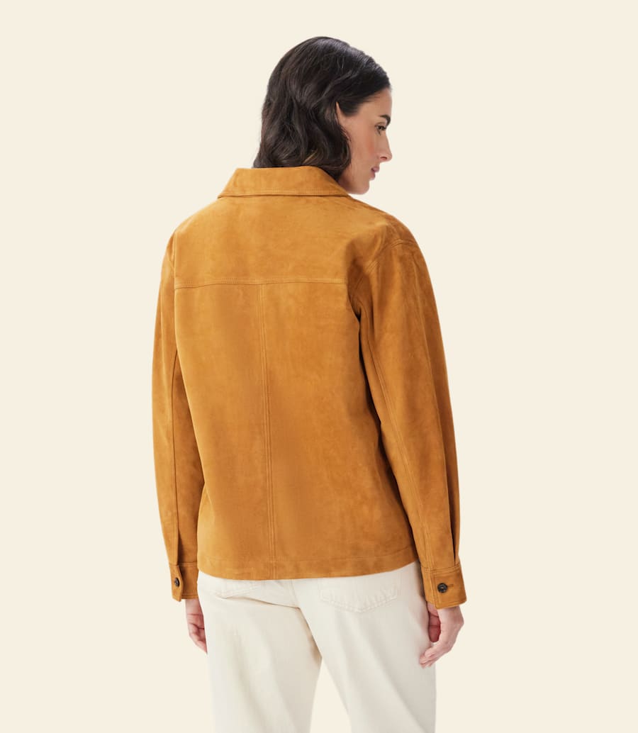 camicia in pelle scamosciata explorer