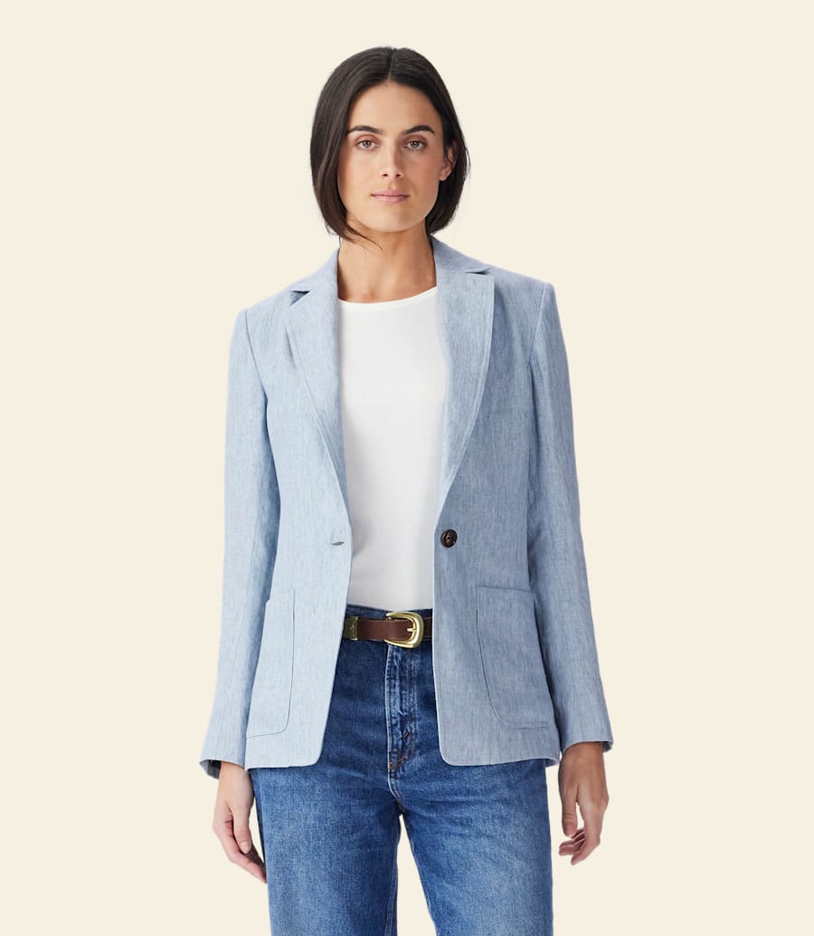 blazer in lino strahan