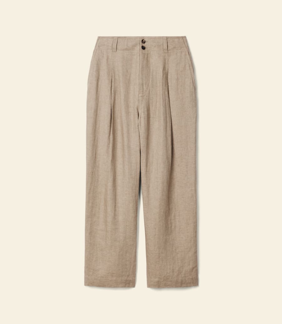 pantaloni di lino strahan