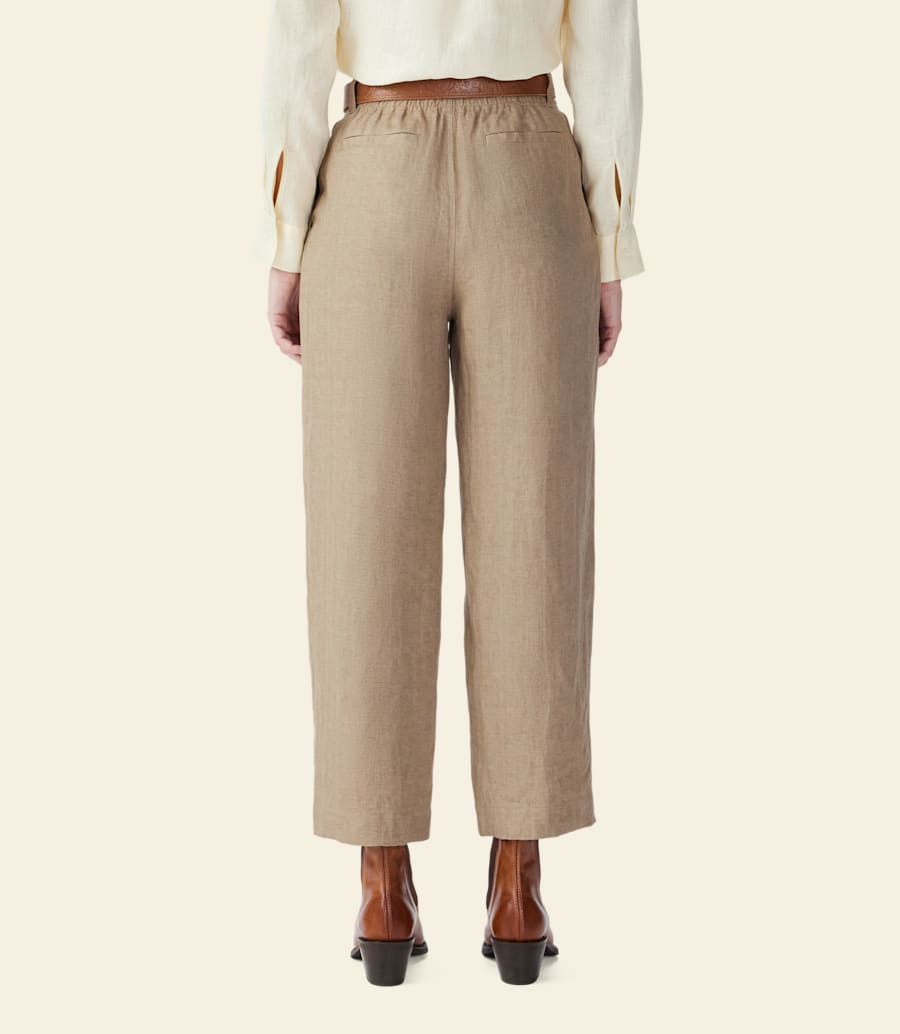 pantaloni di lino strahan