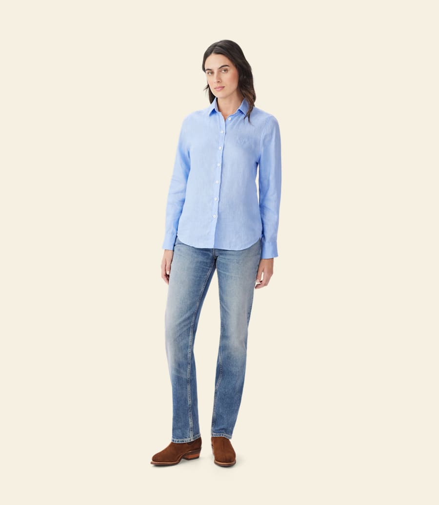 camicia di lino olney