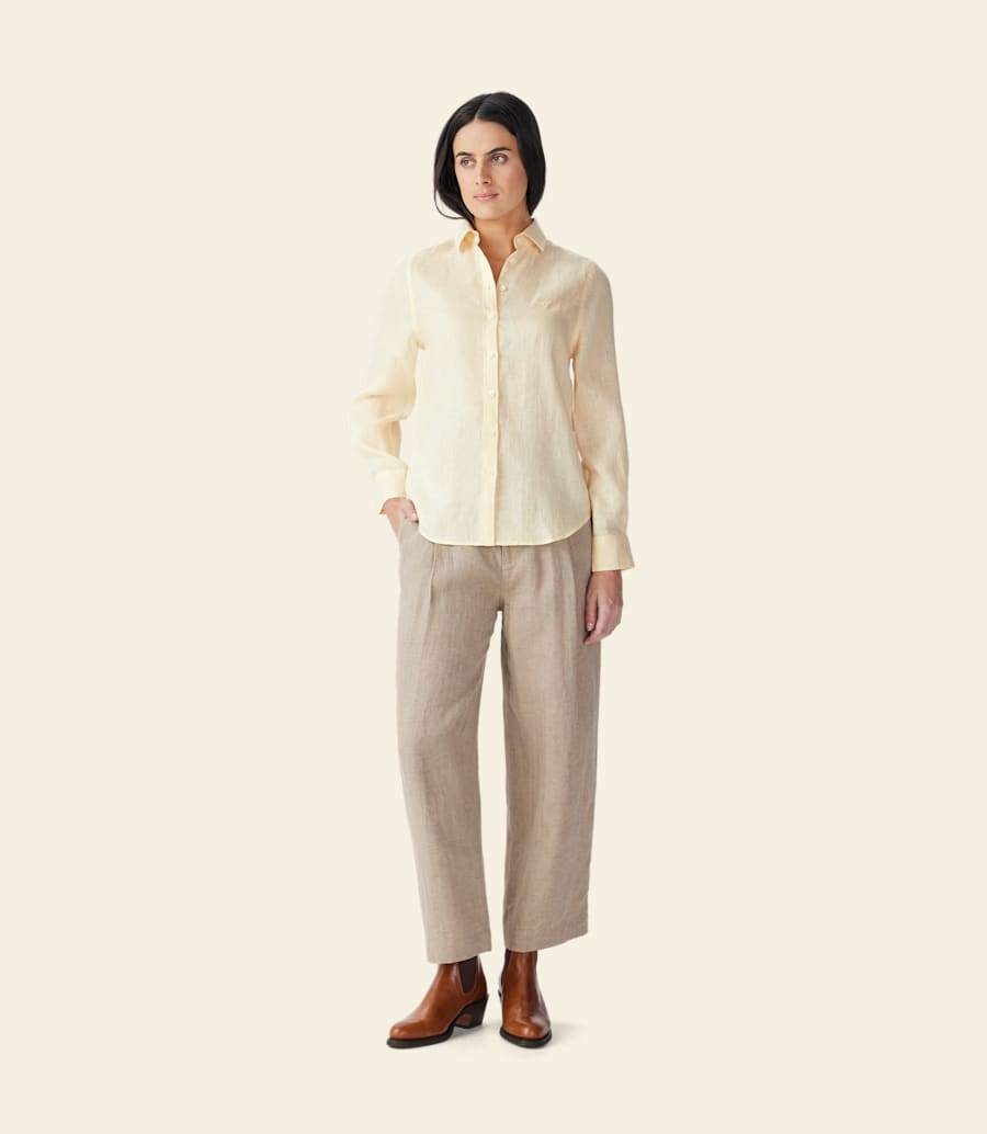 camicia di lino olney