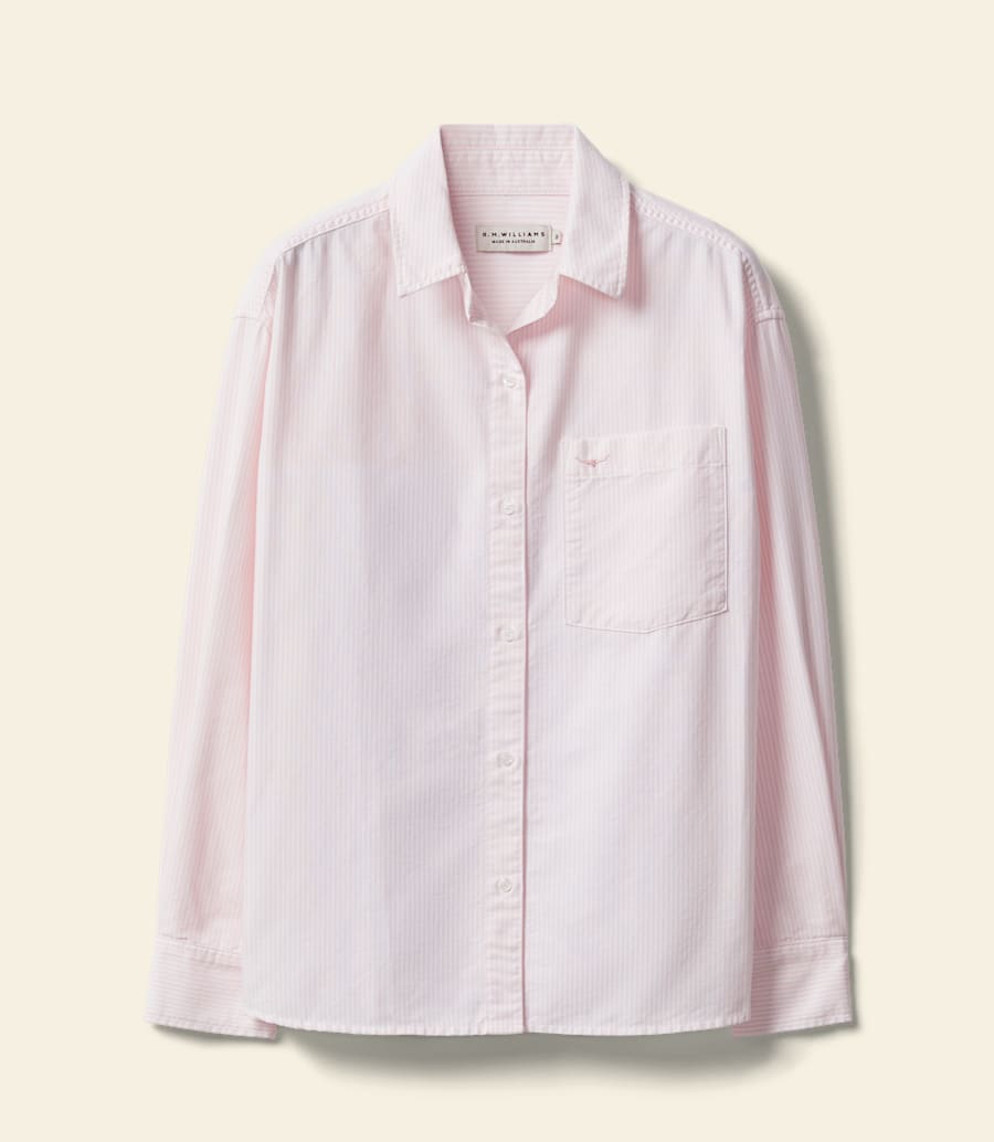 camicia a righe oxford hopeland