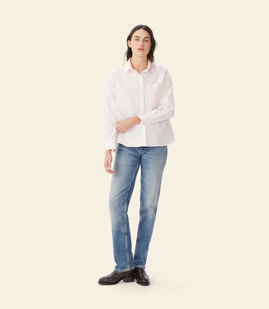 camicia a righe oxford hopeland