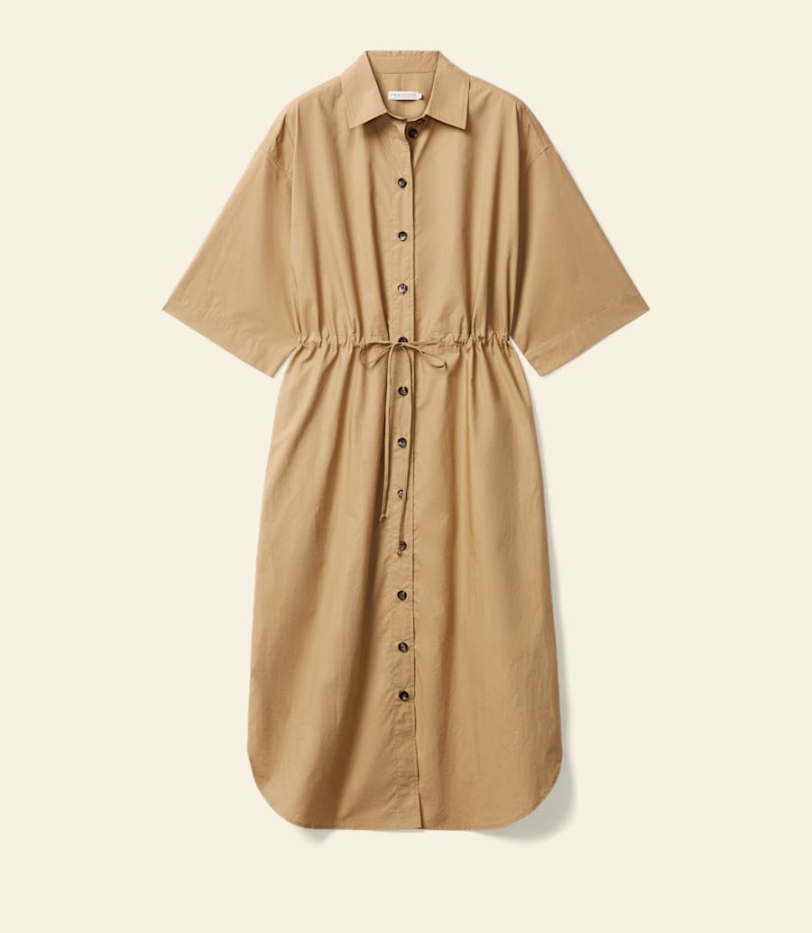 abito camicia in popeline orelia