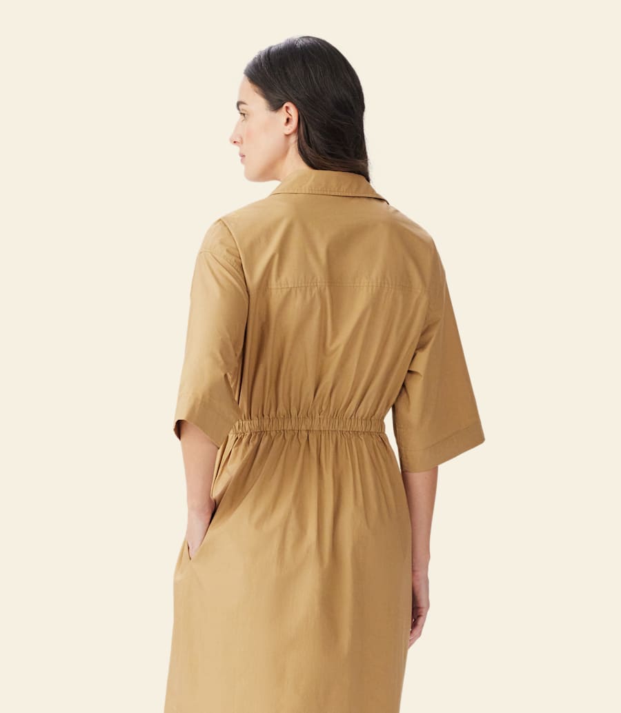 abito camicia in popeline orelia