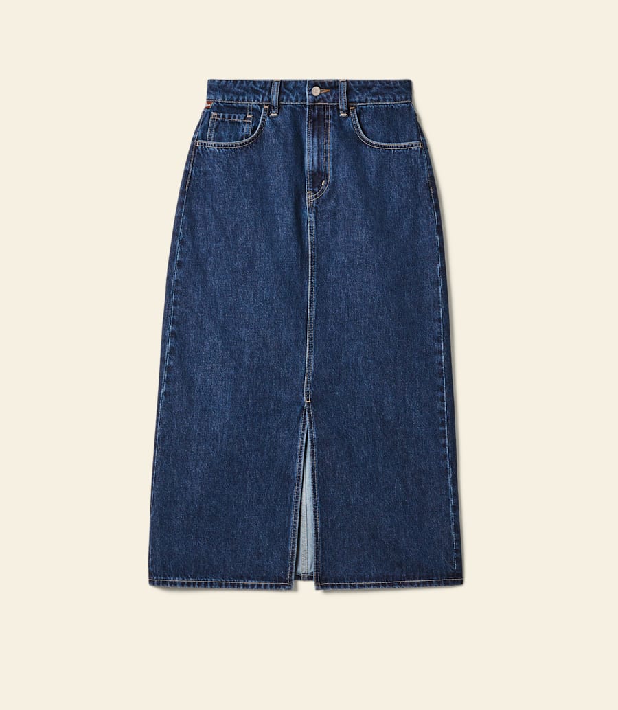 gonna lunga in denim temma