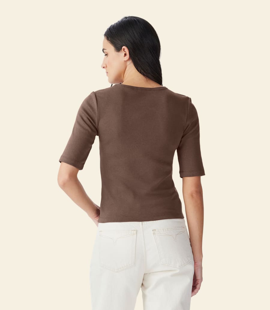 maglietta con costole di gerico