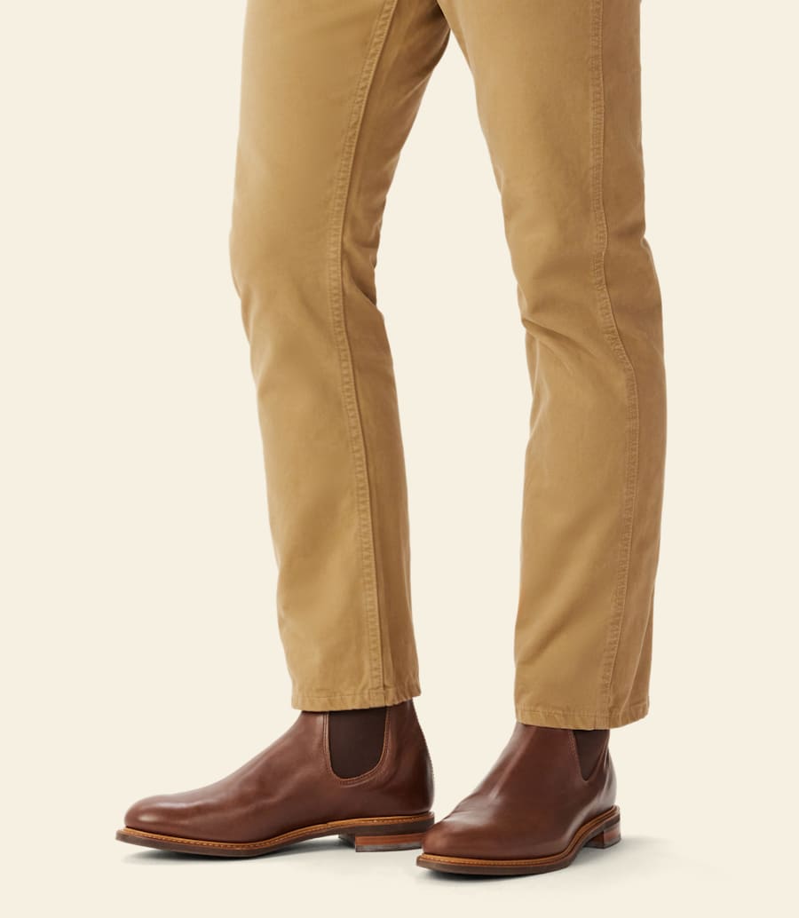 stivali urban turnout – pelle pull-up marrone scuro