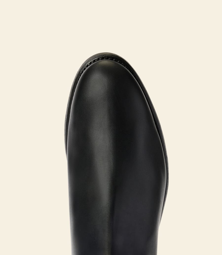 stivale da equitazione – pelle nera per puledri