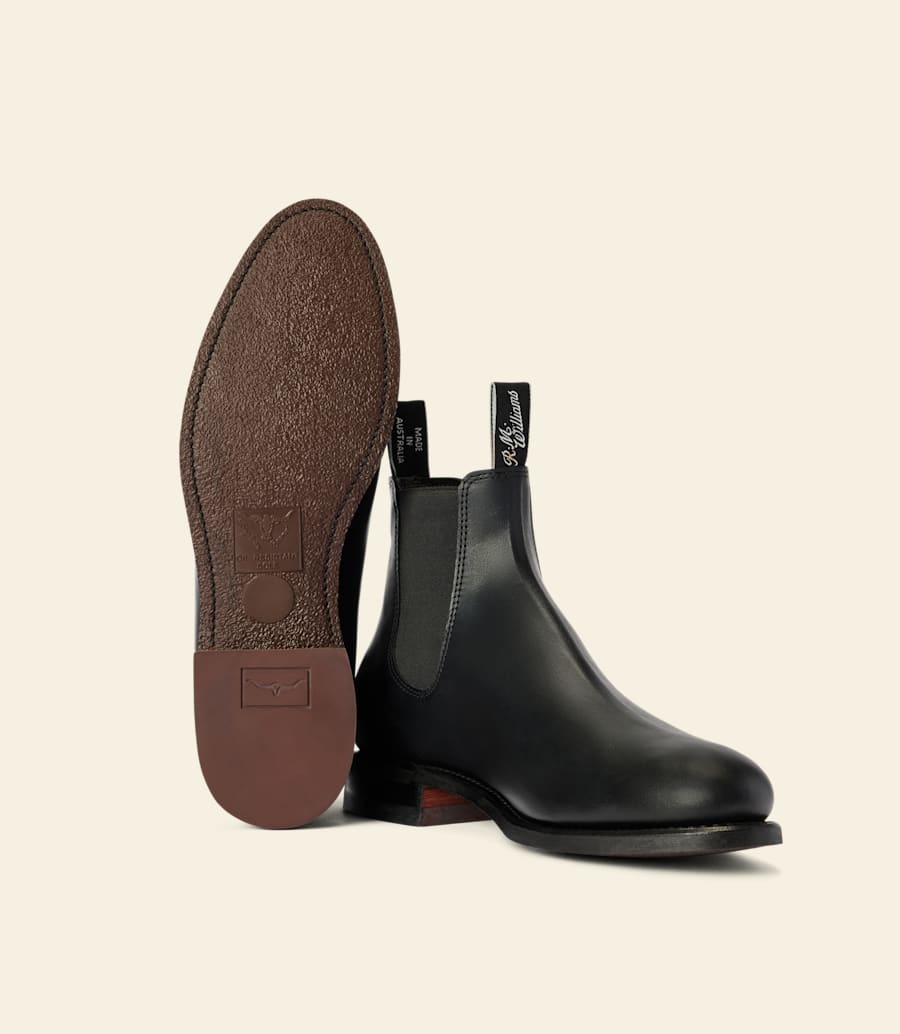 stivale da equitazione – pelle nera per puledri