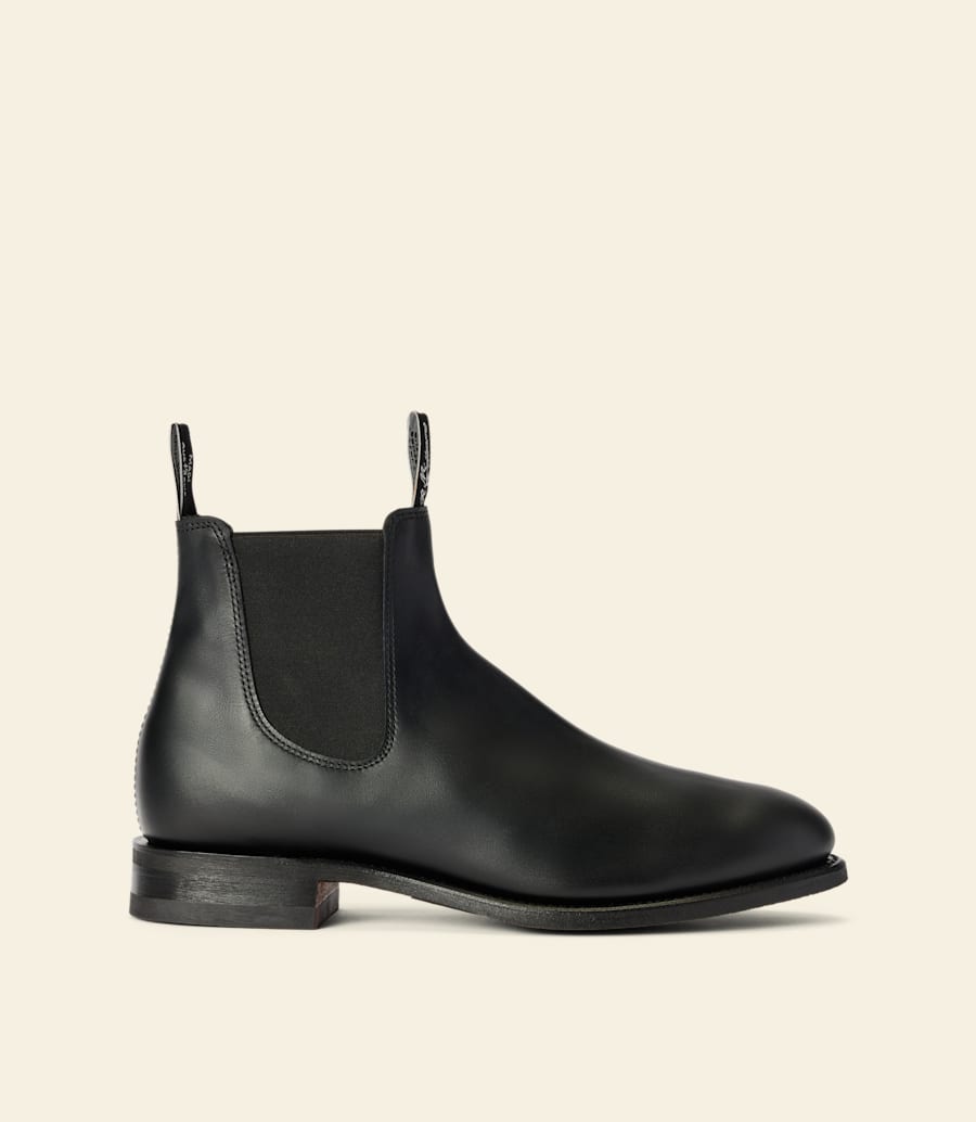 stivale da equitazione – pelle nera per puledri