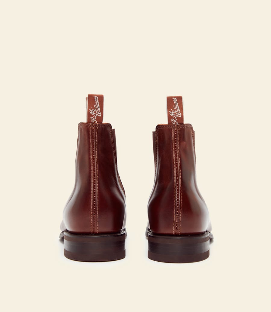 stivale craftsman – pelle pull-up marrone medio