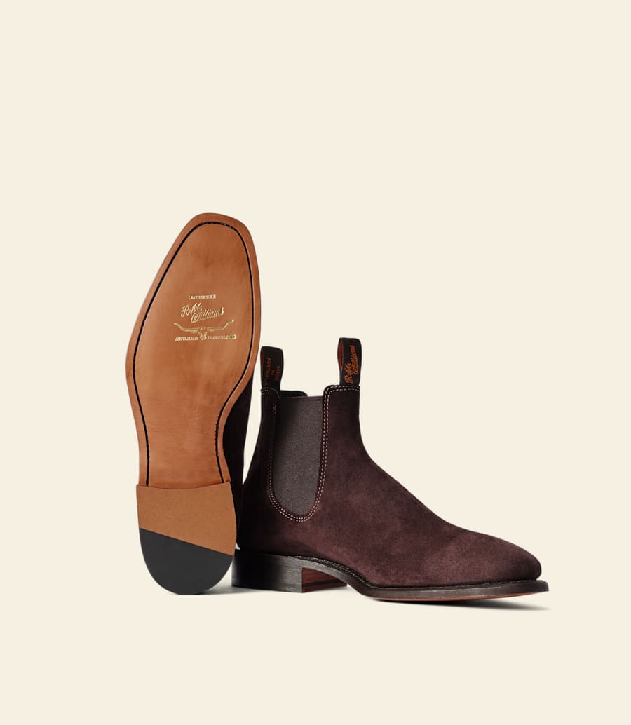 stivale heritage craftsman – pelle scamosciata mora