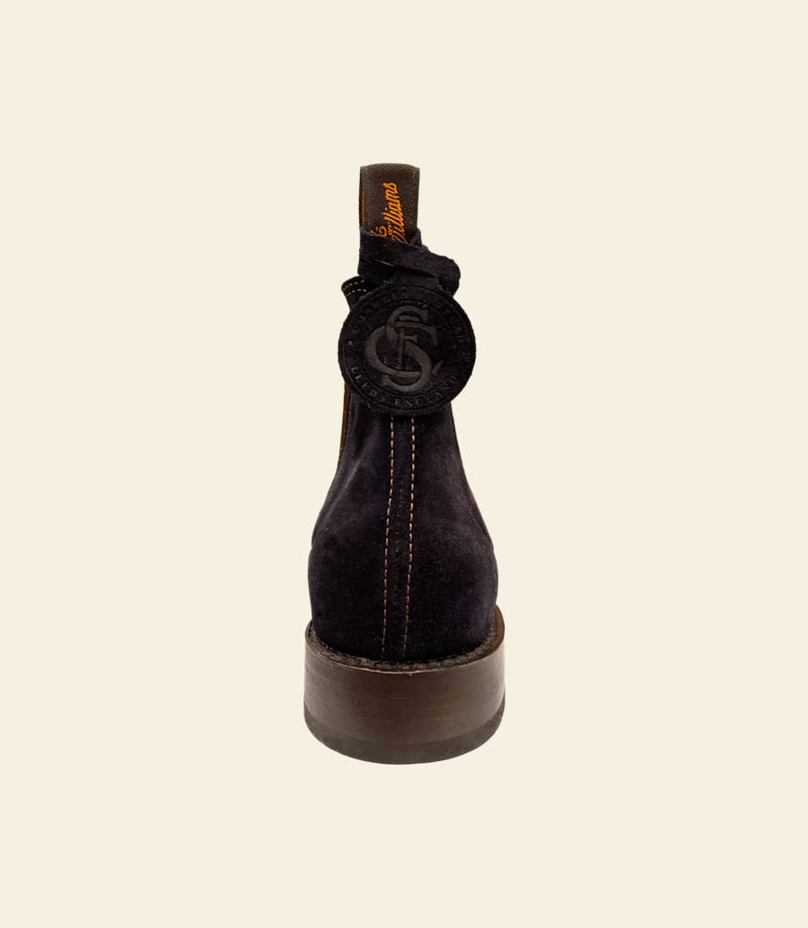 stivale heritage craftsman – pelle scamosciata blu scuro
