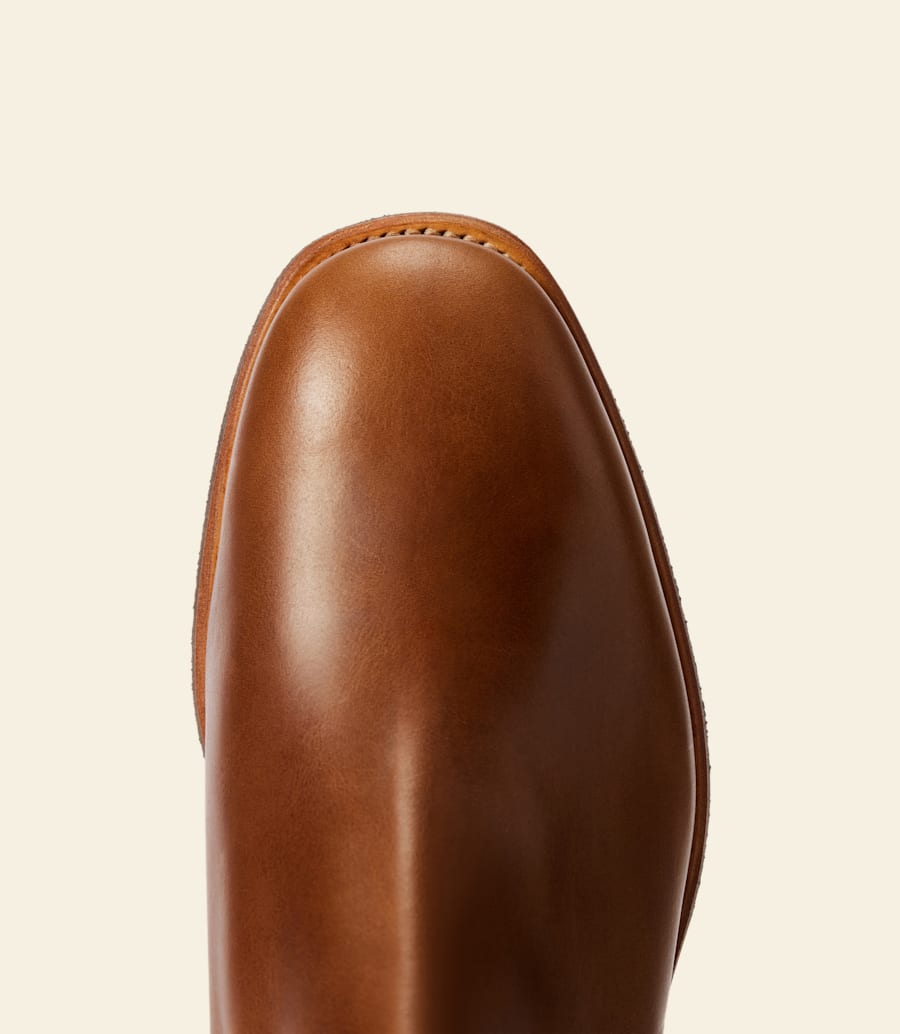 stivale tambo – pelle pull-up color caramello