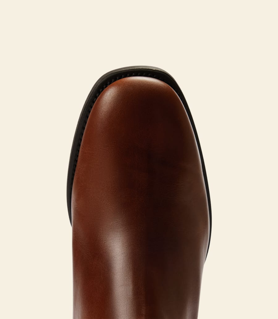 stivale tambo – pelle pull-up marrone medio