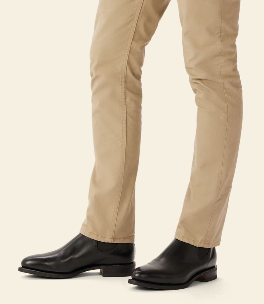 stivale macquarie – pelle pull-up nera
