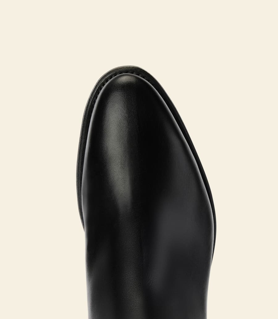 stivale macquarie – pelle pull-up nera