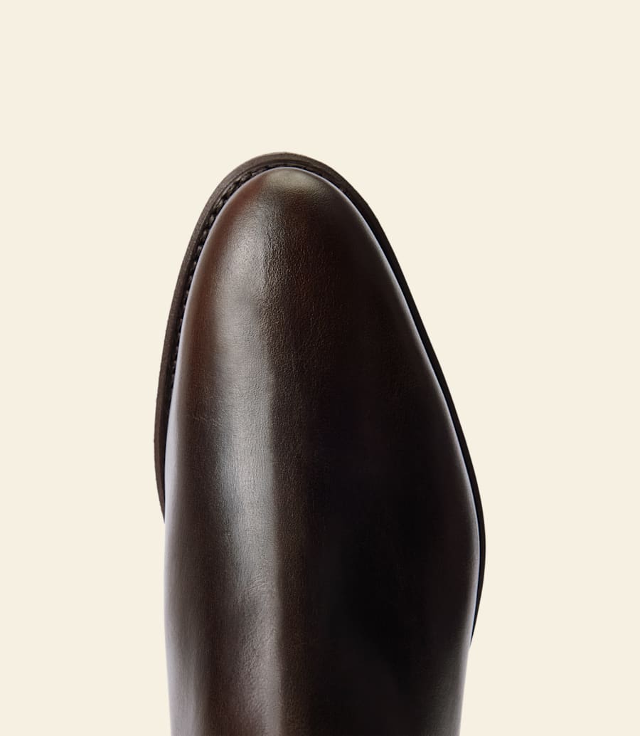 stivale macquarie – pelle pull-up color cioccolato
