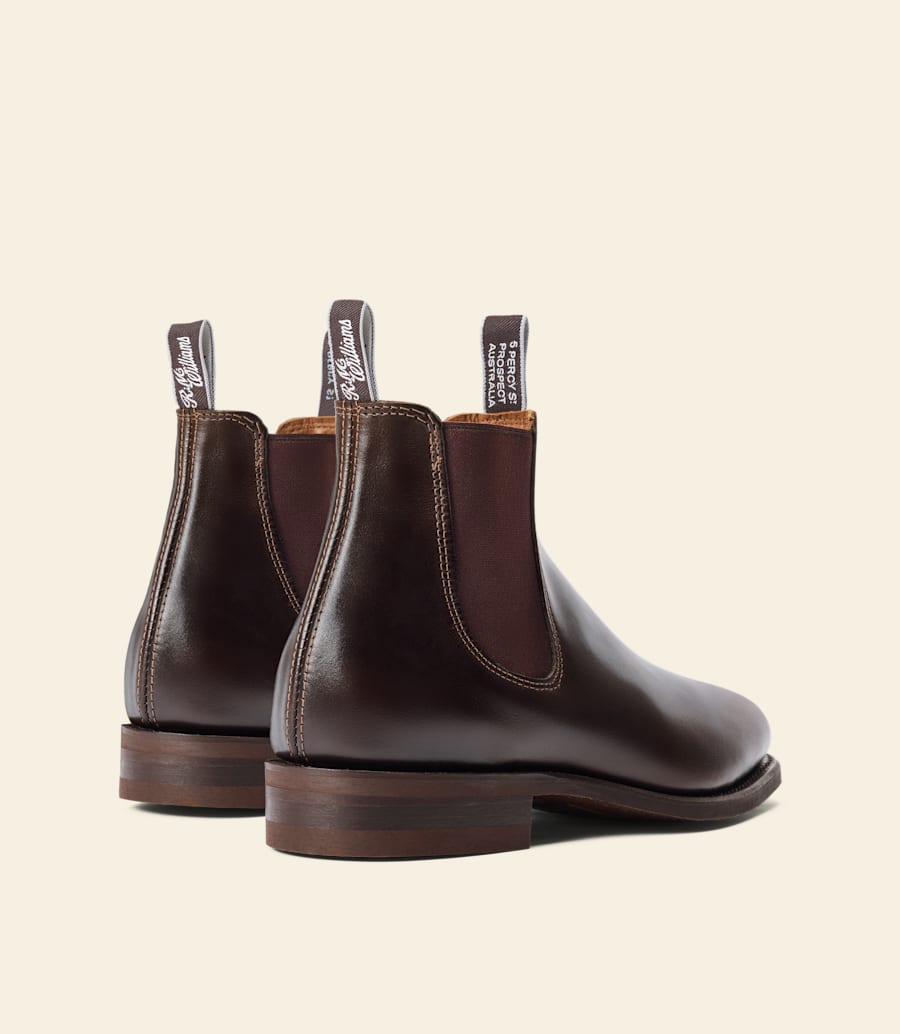 stivale macquarie – pelle pull-up color cioccolato
