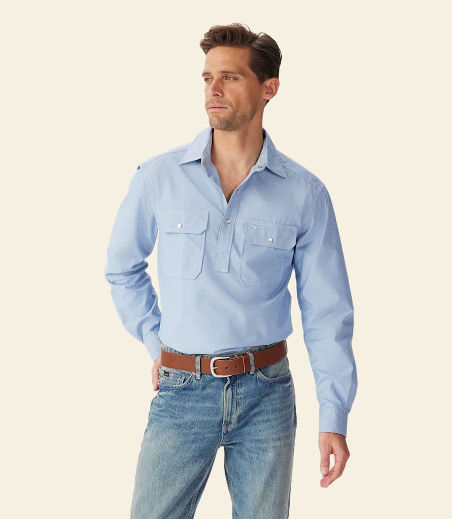 camicia popover brigalow