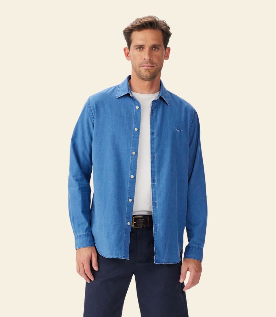 camicia indaco arno