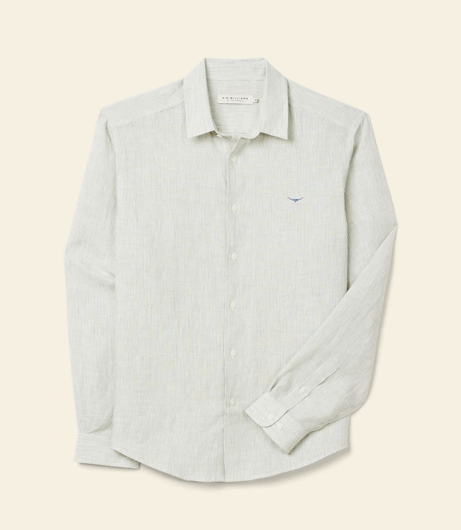 camicia di lino stephens