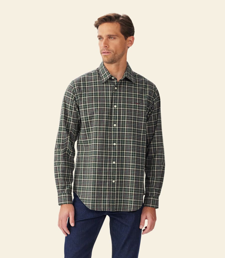 camicia a quadri lincoln