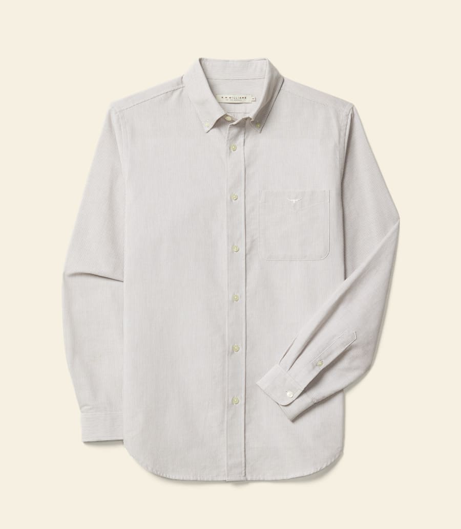 camicia a righe rushworth oxford