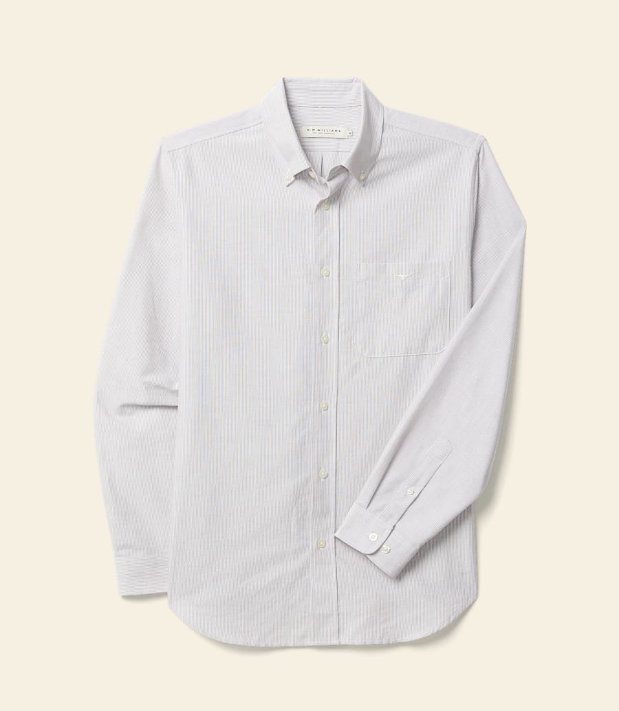camicia a righe rushworth oxford