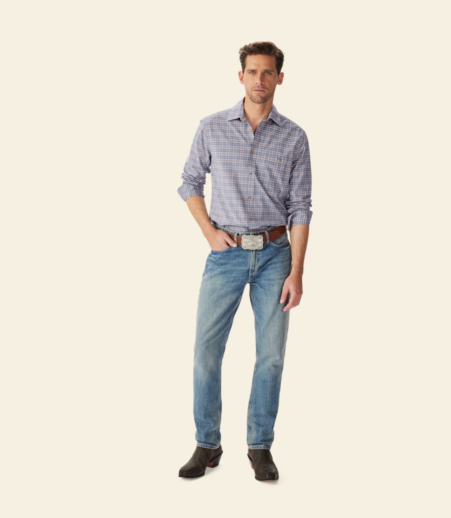 camicia a quadri toukley