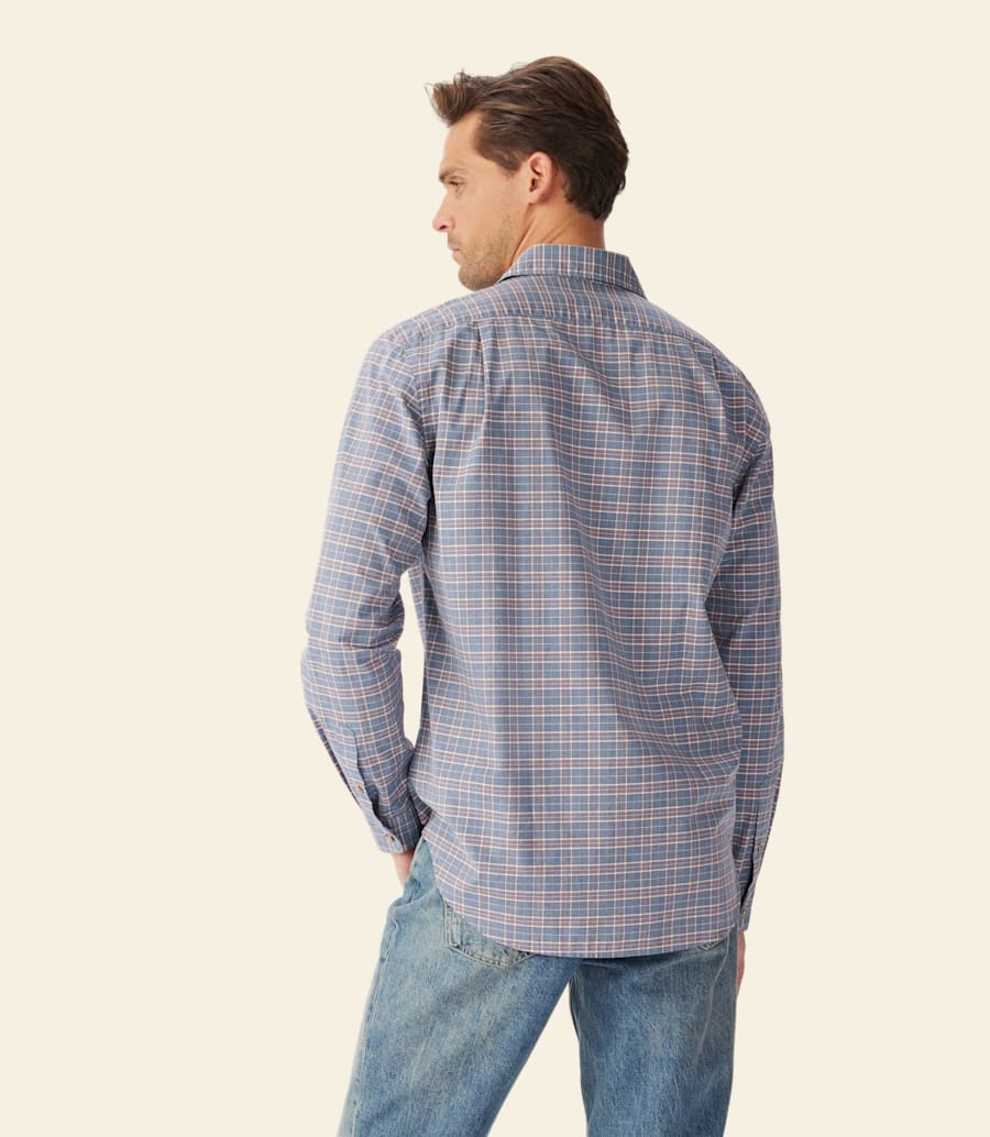 camicia a quadri toukley