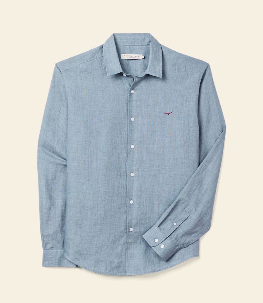 camicia classica in lino newman