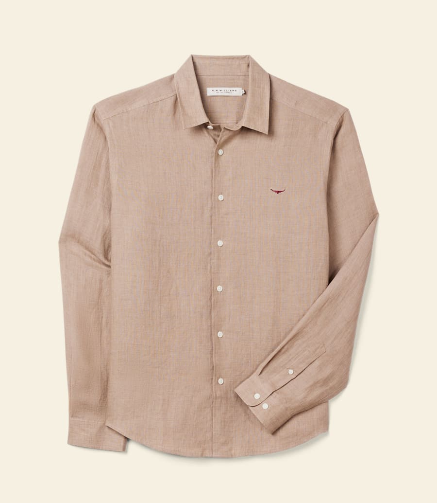 camicia classica in lino newman