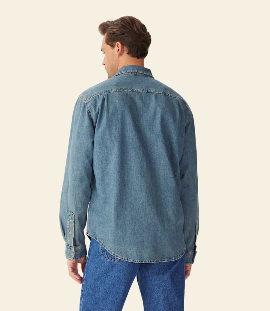 camicia in denim braidwood