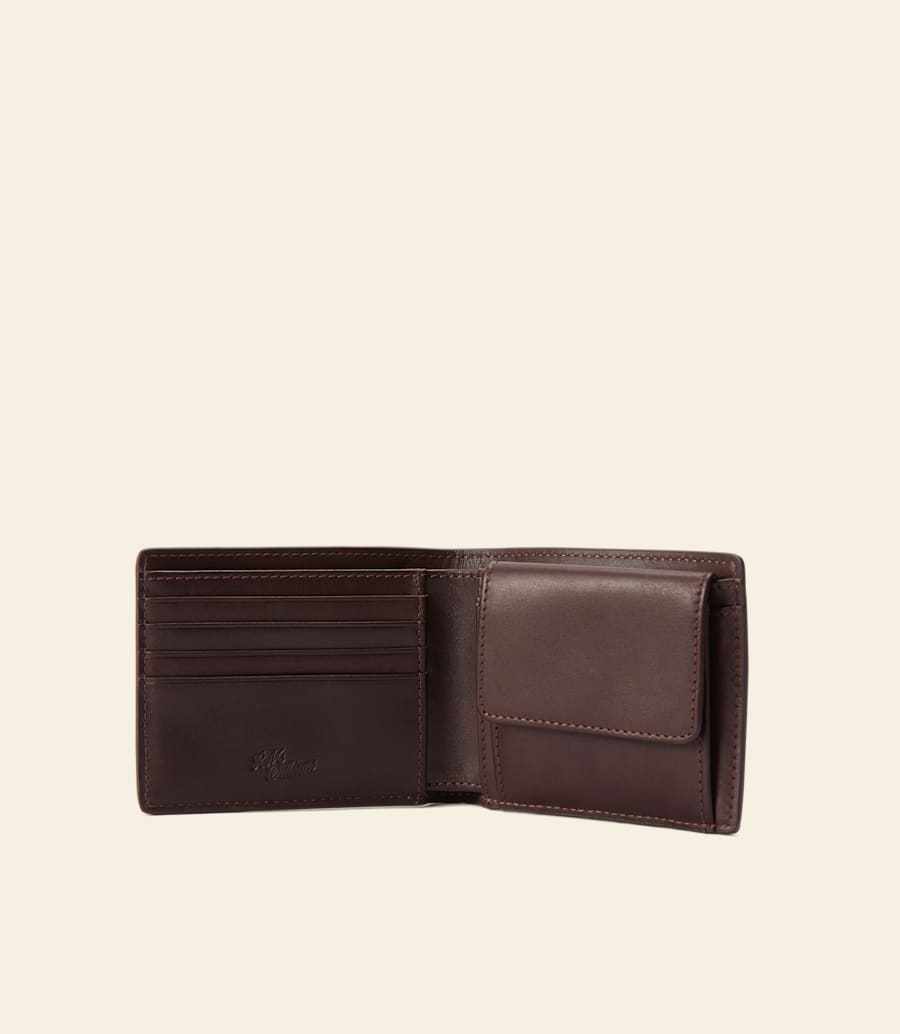 portafoglio bifold con tasca