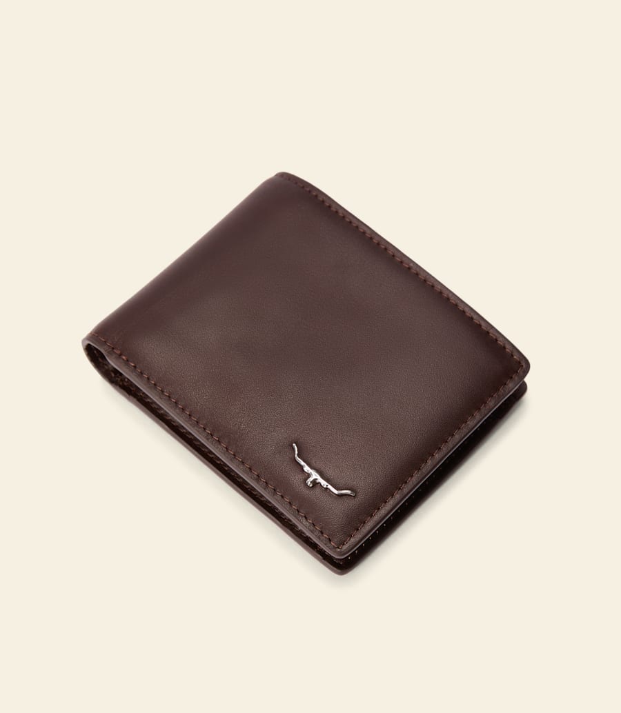 portafoglio bifold con tasca