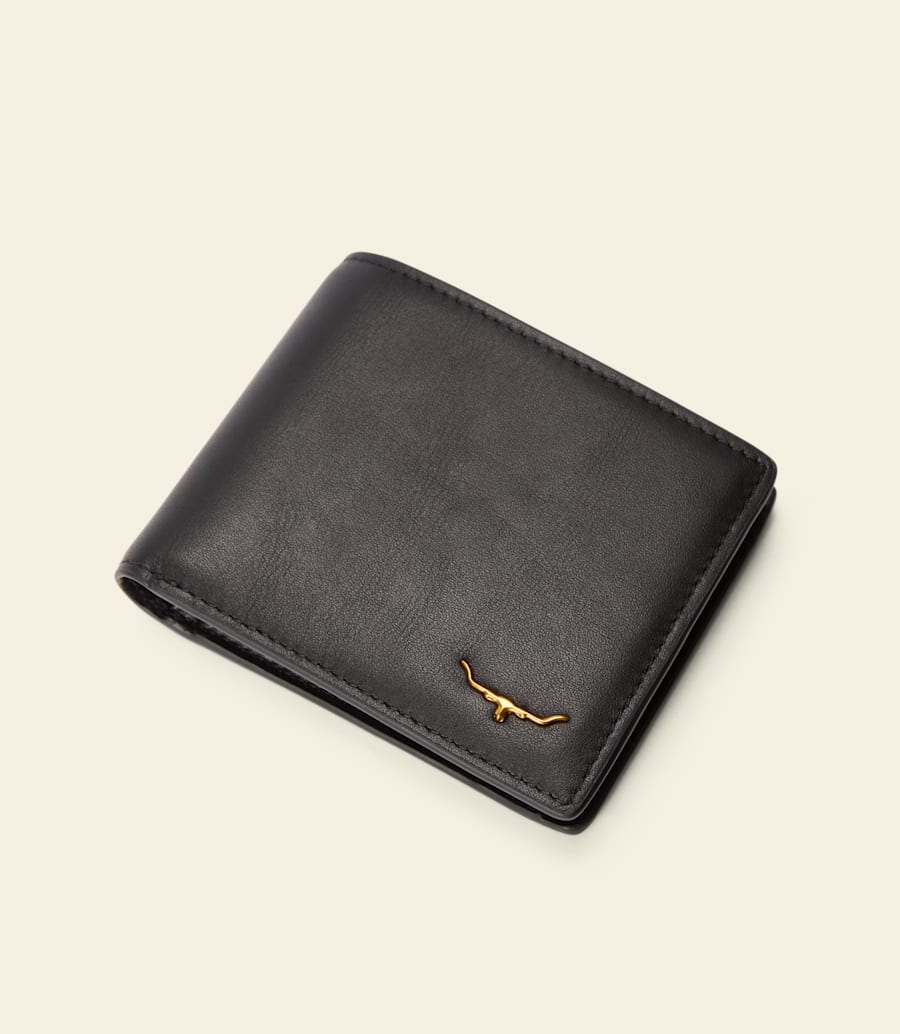 portafoglio bifold con tasca